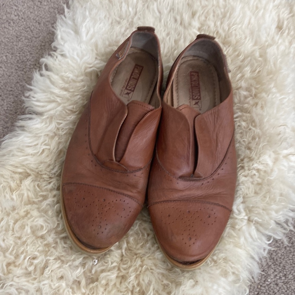 Beautiful soft leather Pikolinos shoes. Made in Morocco.